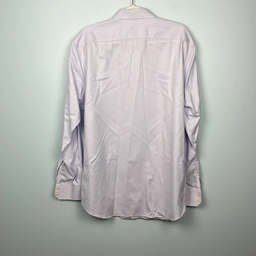 Banana Republic men’s XL 17-17.5 light purple button down dress shirt